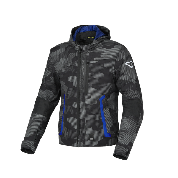 Macna Textile MC Jacke Rigs Schwarz /Camo