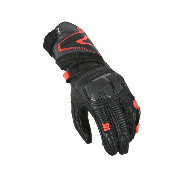 Motorcycle GLOVES MACNA, TANTOR BLACK/RED