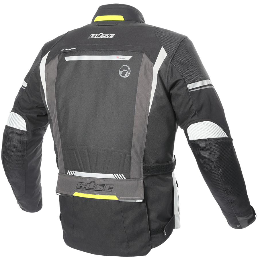 Büse Textile MC Jacke Highland II Schwarz /Grau