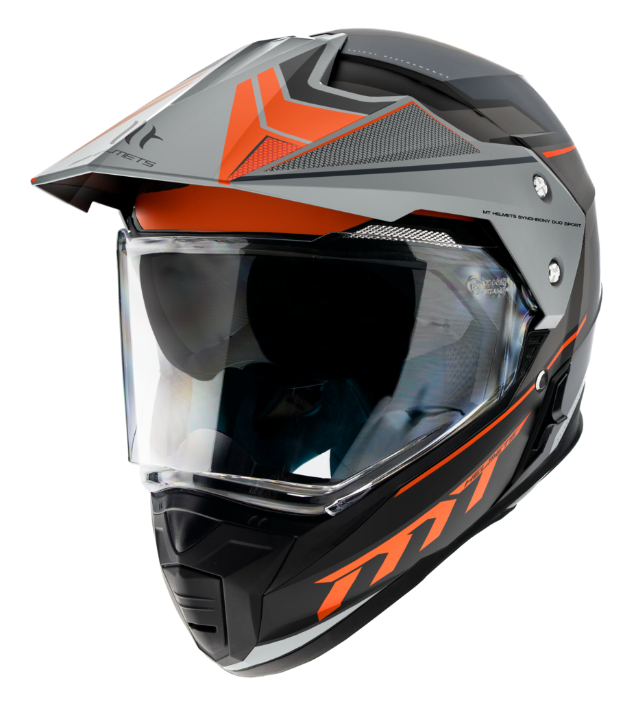 MT Helme Enduro MC Helm Synchrony Patrol Matt Orange