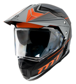 MT Helme Enduro MC Helm Synchrony Patrol Matt Orange