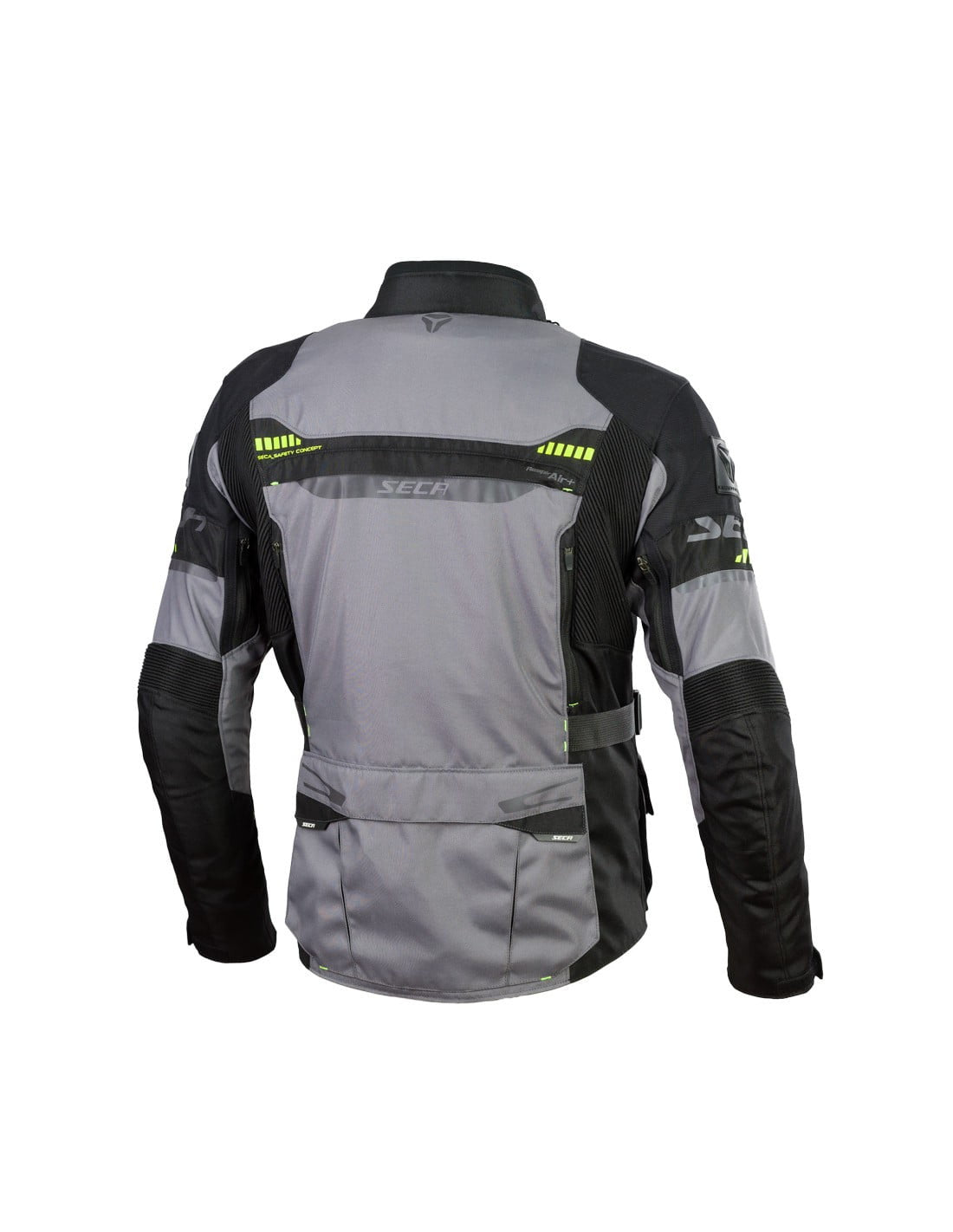 Seca Textile MC Jacke Arrakis II Gray /Schwarz