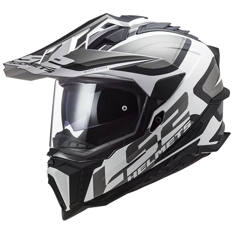 LS2 Abenteuer MC Helm Explorer Alter schwarz /grau