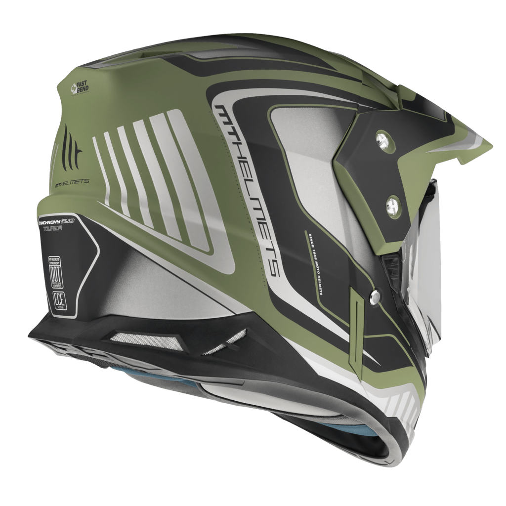 Mt Helmets Adventure MC Helmet Synchrony Military Green