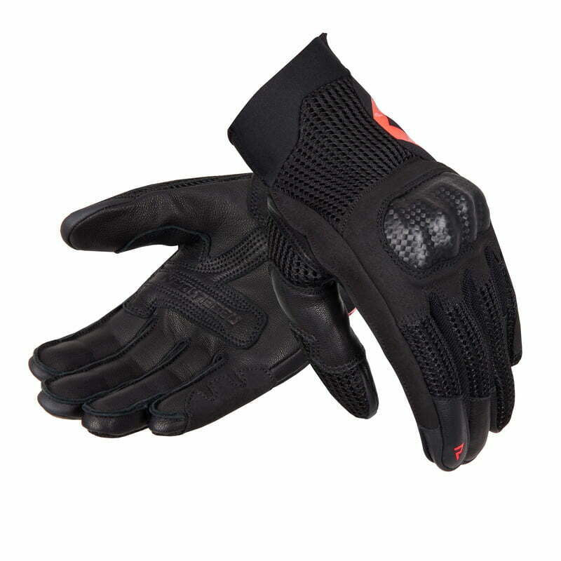 Rebelhorn MC Handschuhe Gap III Schwarz /Rot