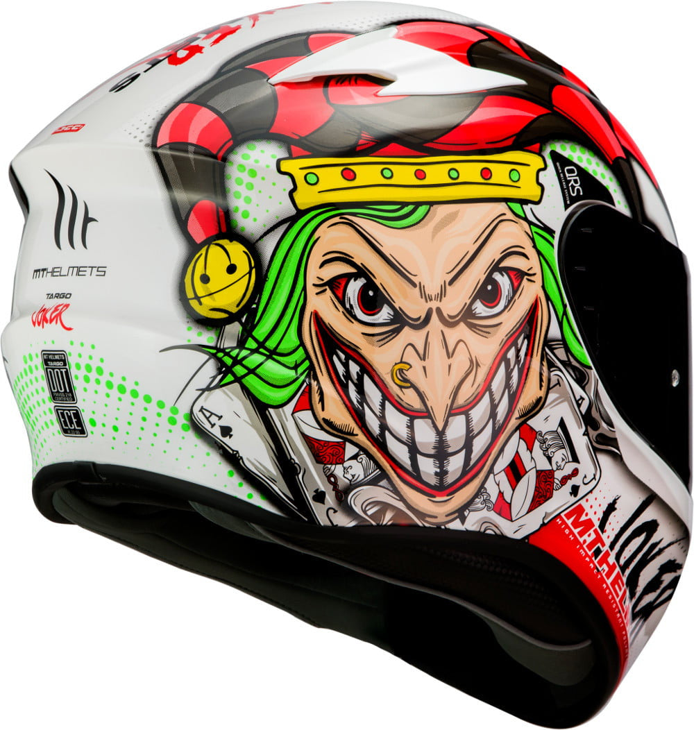 MT Helme Integral MC Helm Targo Joker Weiß