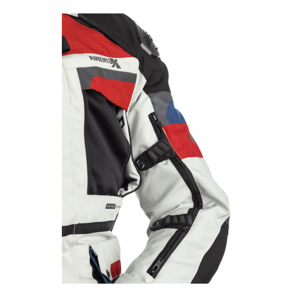 RST Textil Mc-Jacke Adventure-X Blau /Rot 