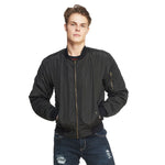 Sweep Textil Mc-Jacke Bomber Schwarz 