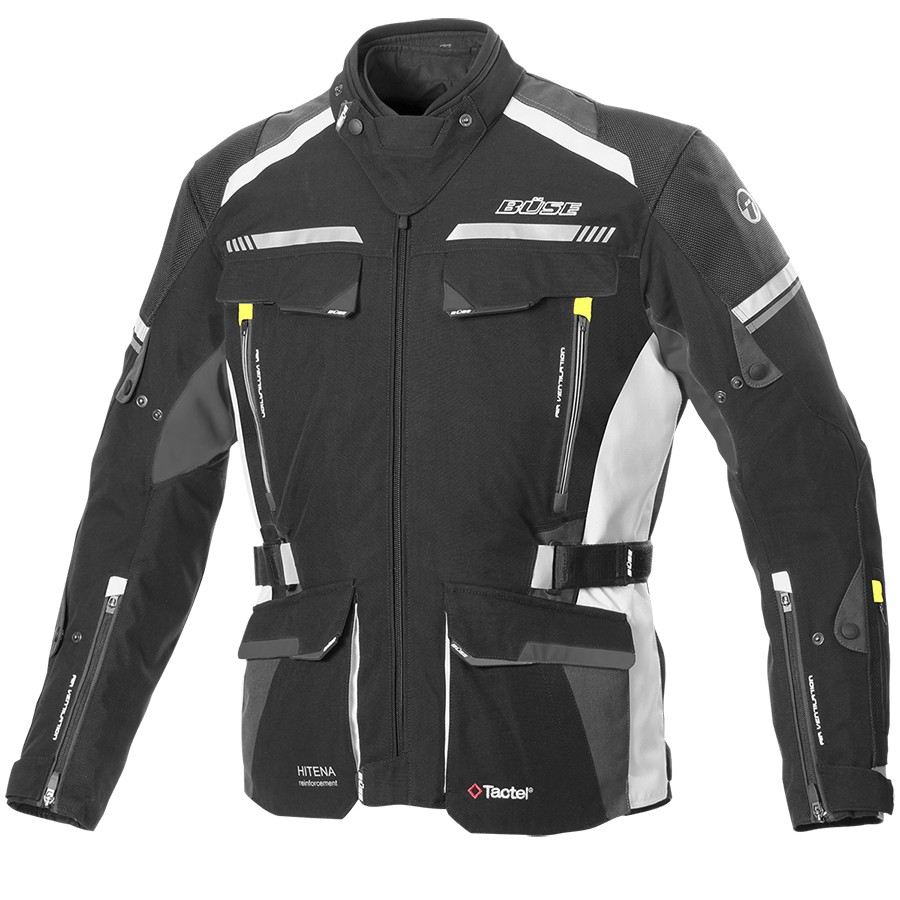 BÖSE Textil Mc-Jacke Highland II Schwarz /Grau 