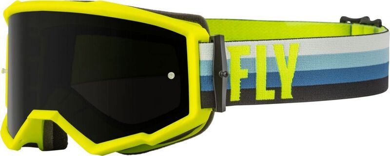 Fly-Racing-Schutzbrillenzone Hi-vis/blaugrün