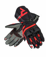 Rebelhorn Dam Mc-Handschuhe ST Lang Schwarz /Rot 