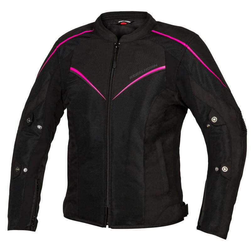 Rebelhorn Dam Textile MC Jacke Hiflow IV Black /Pink