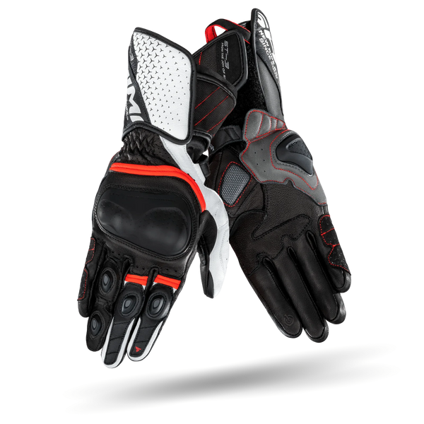 Shima MC-Sporthandschuhe ST-3 Weiß /Rot