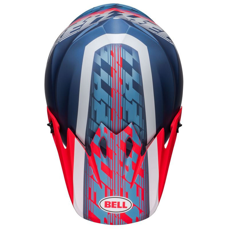 Bell Cross MC Helm MX-9 MIPS Blau /Weiß