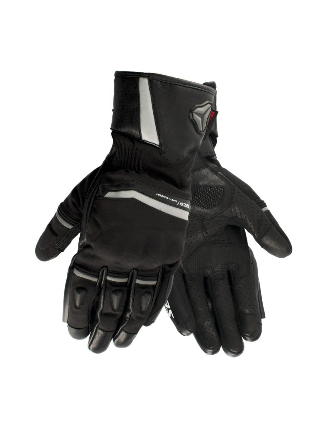 Seca Dam MC Handschuhe Kompass Schwarz