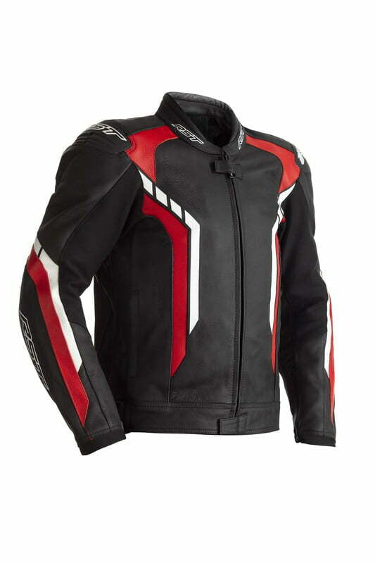 Rst mc-leather jacket axis black /red