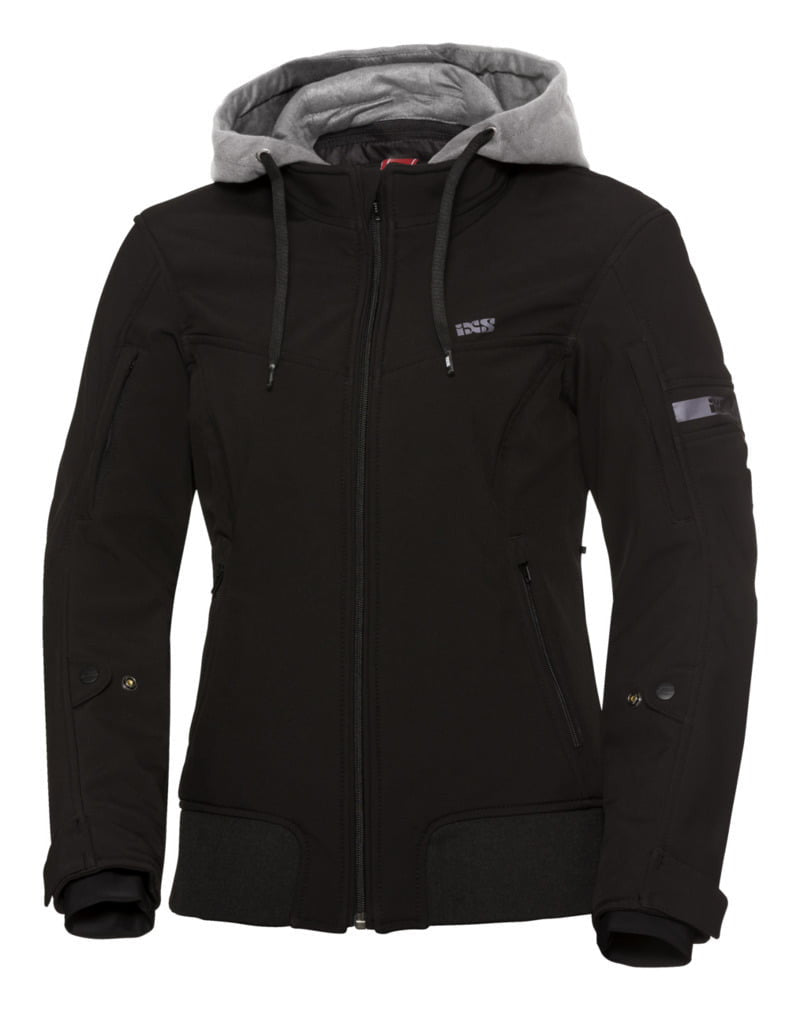 IXS Lady Softshell MC Jacke so Moto schwarz