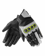 Rebelhorn MC Handschuhe Patrouille kurzes Schwarz /Grau