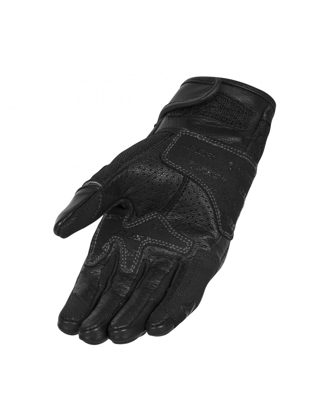 Seca Dam MC Handschuhe Achse Mesh II Schwarz