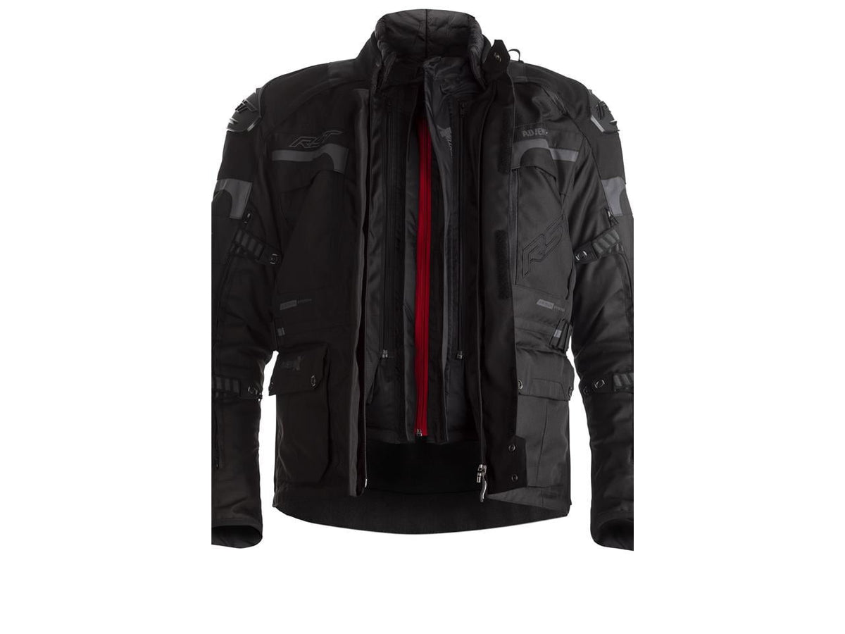 RST Airbag Textile MC Jacke Adventure-X Schwarz