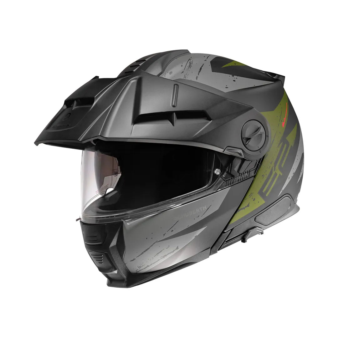 Schuberth Openable MC Helmet E2 Explorer Khaki