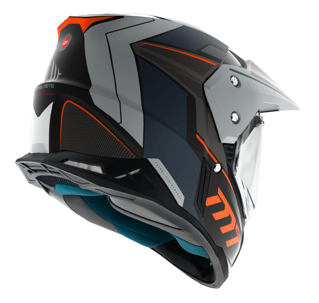 MT Helme Enduro MC Helm Synchrony Patrol Matt Orange