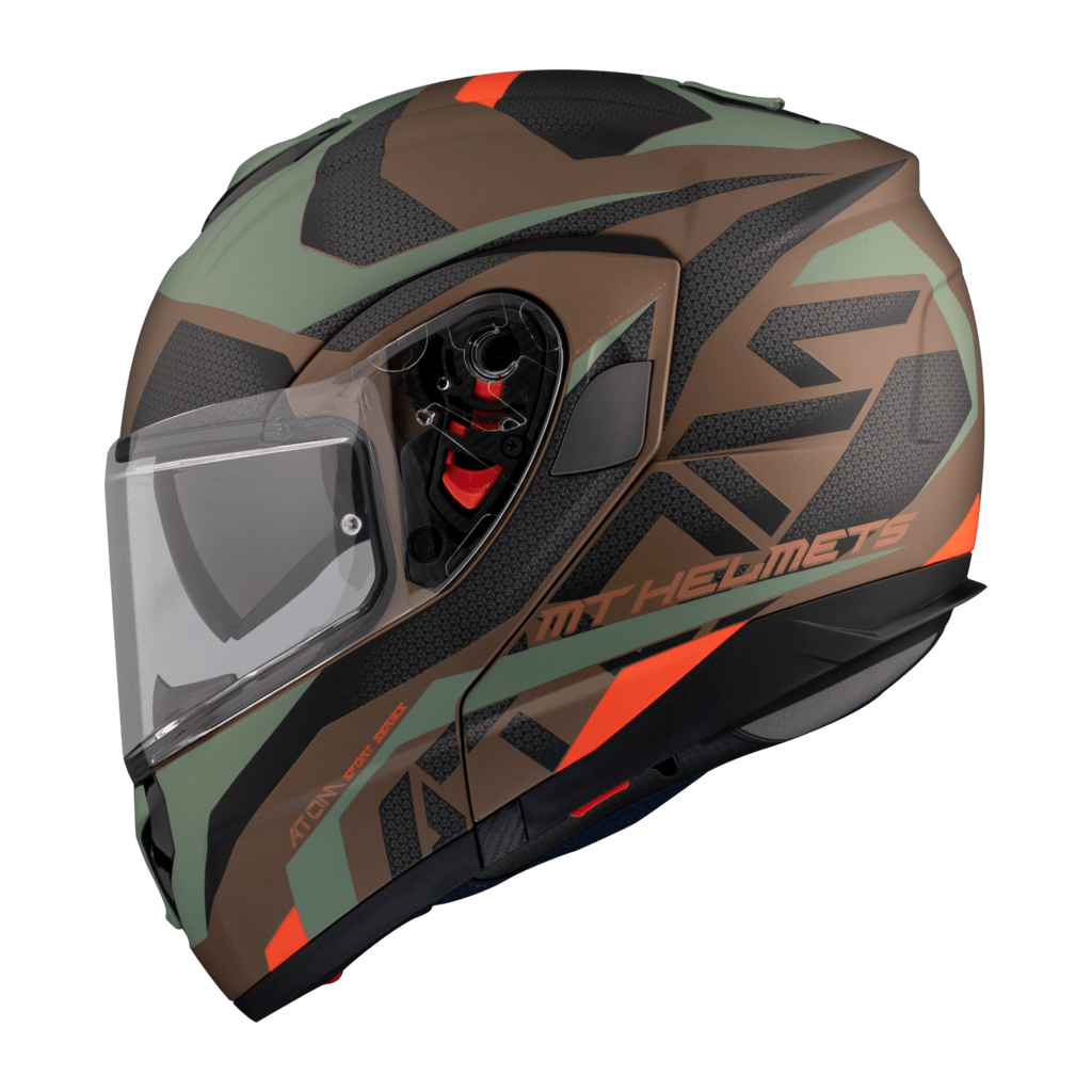 MT Helms Öffner MC Helm Atom Camo Gold