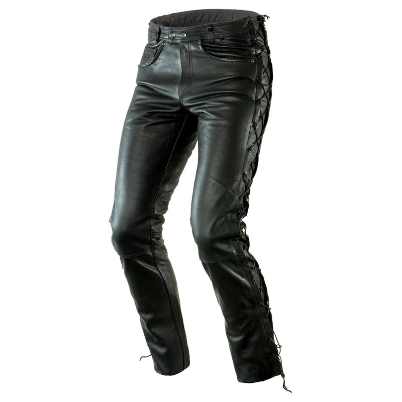 Ozone mc-leather pants heavy black