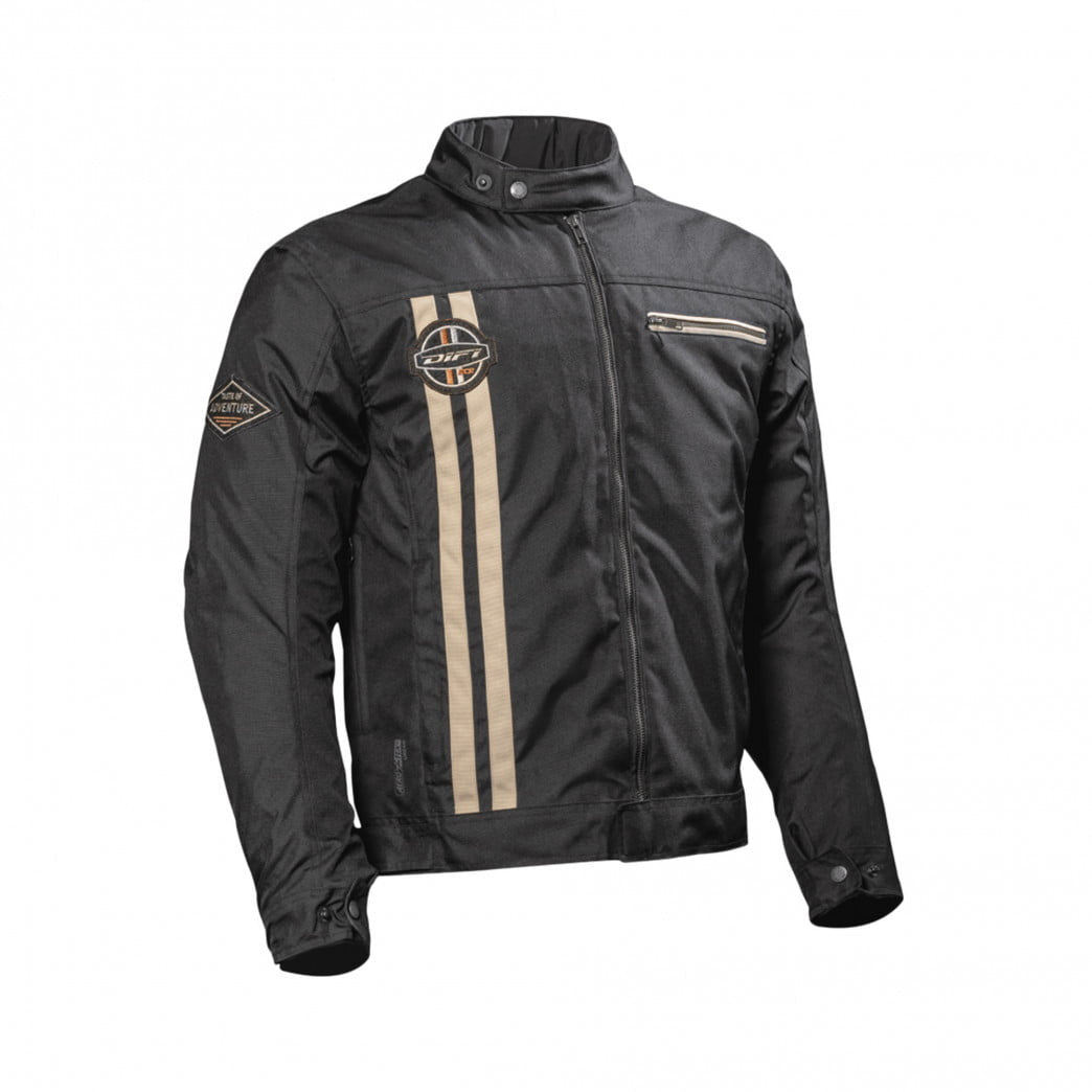 DIFI Textile MC Jacke Osbourne aerotex schwarz