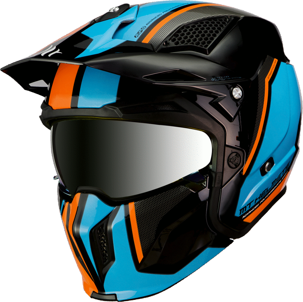 MT Helme öffnen MC Helm Streetfighter SV Twin A4