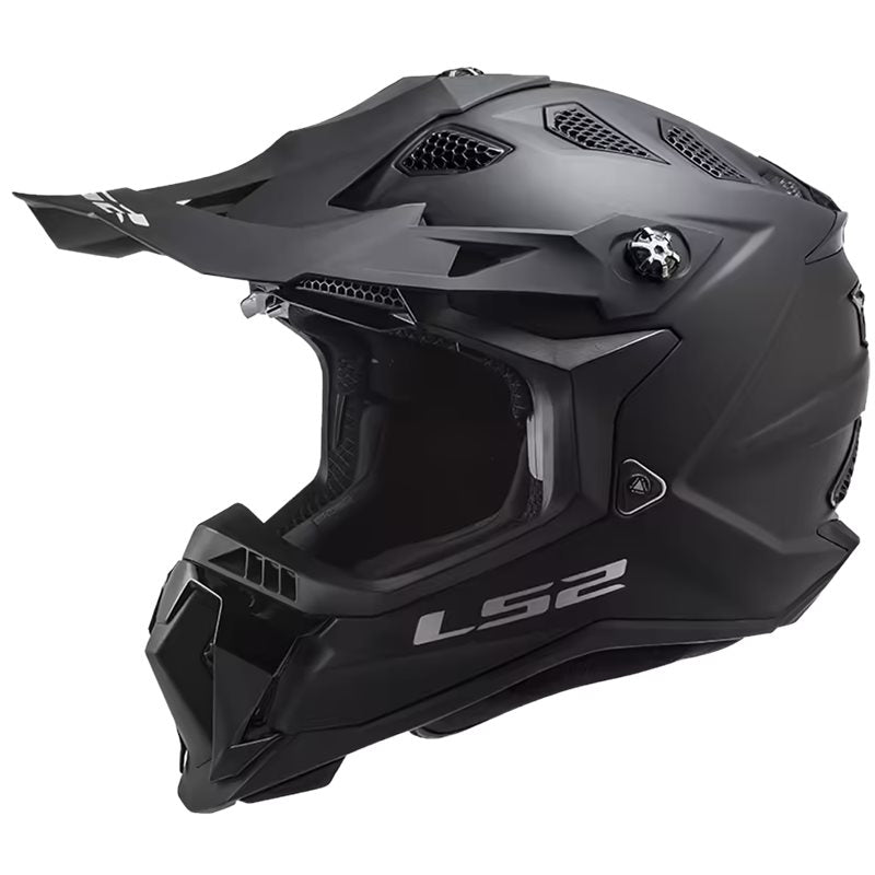 LS2 Cross MC Helm X-Force untergräbt Matt Black