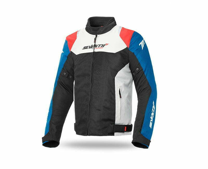 Seventy Textile MC jacket SD JR48 Black /Red /Blue