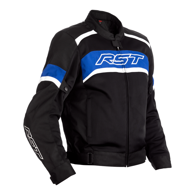 RST Textil Mc-Jacke Pilot Schwarz /Blau 