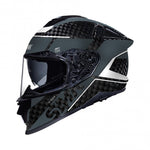 SMK Integral MC Helm Carbon Nero White