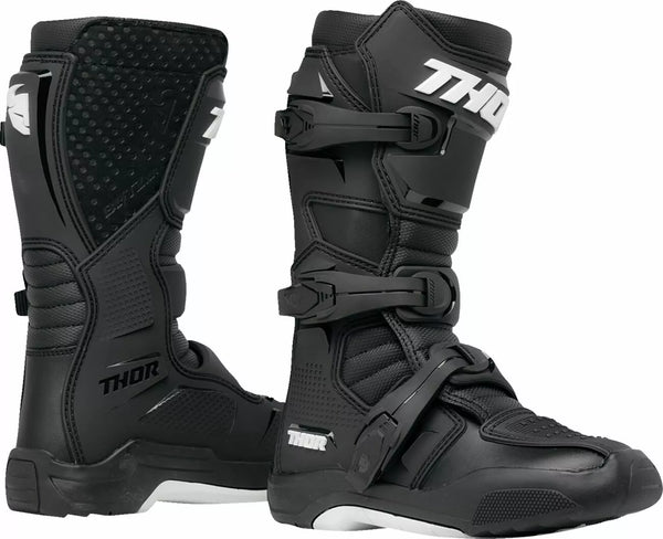 Thor Boot Yth Blitz XR BK/WH 3 3411-0726