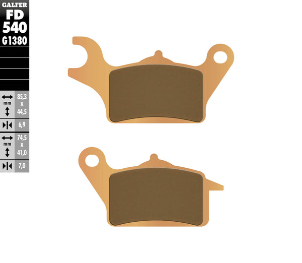 Galfer Bremsbelastung gesinterte Roller FD540G1380