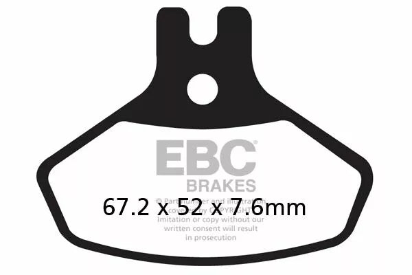 EBC BREAK PAD SINT R -Serie FA468R