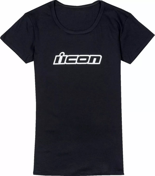Icon Tee Wm Clasicon BK LG 3031-4173