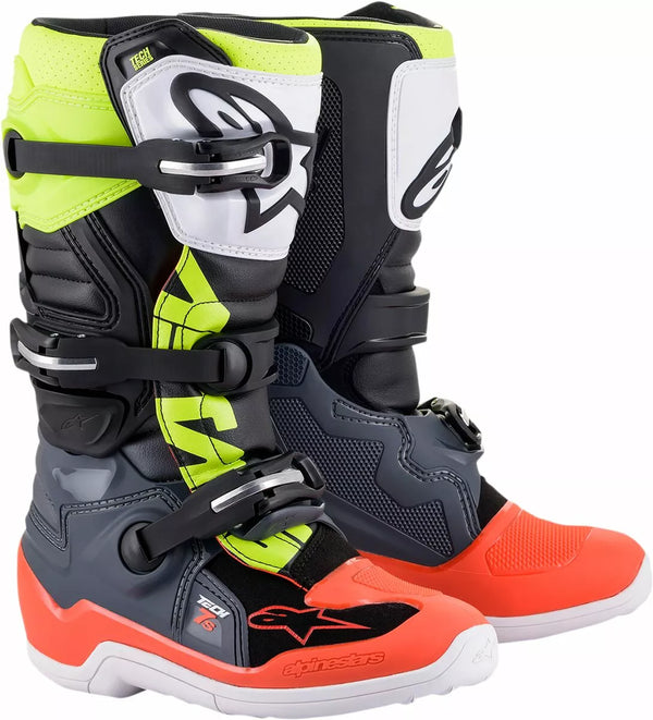 Alpinestars (MX) Boot Tech7S GY/RD/YL 2 2015017-9058-2