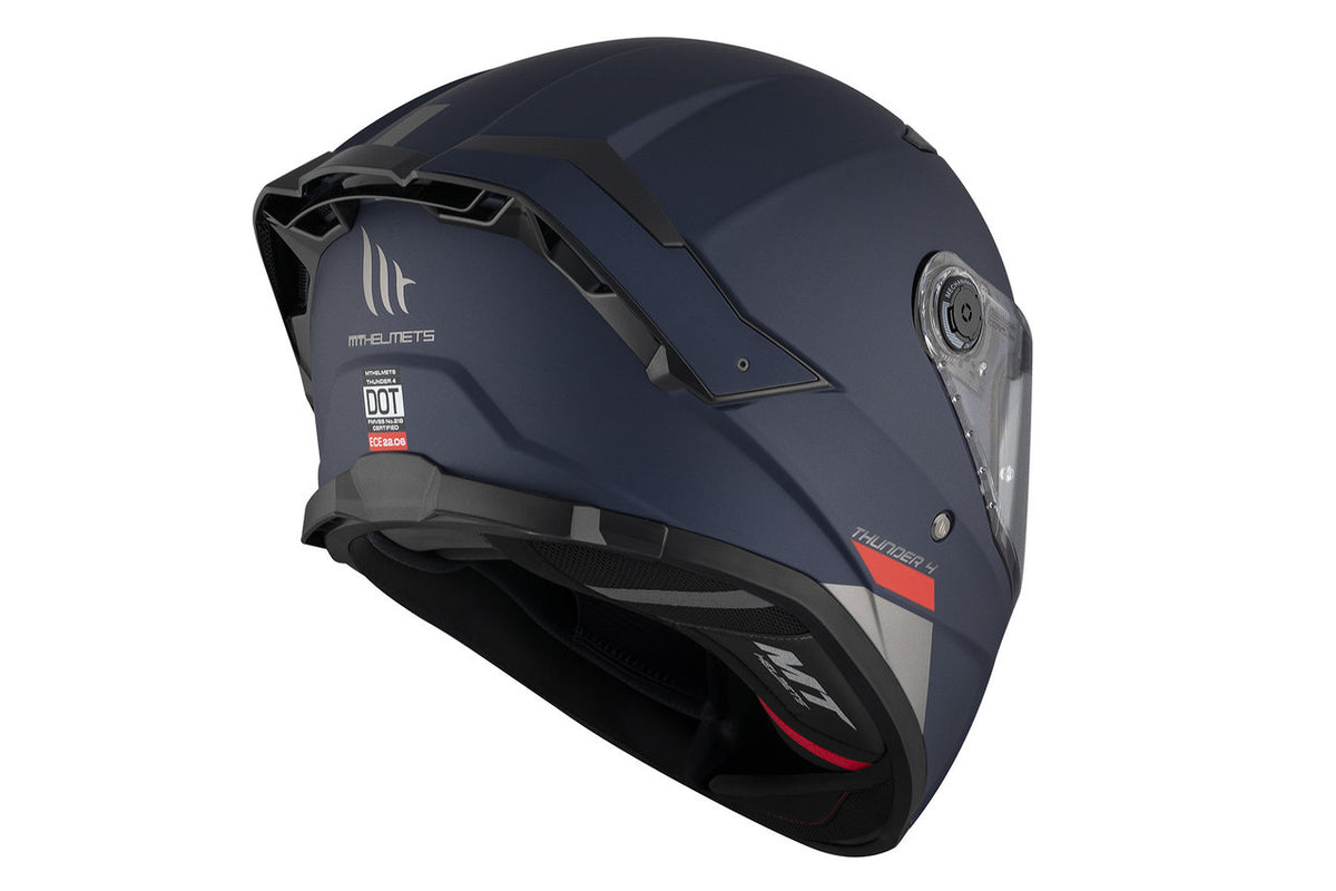 MT Helme Integral MC Helm Thunder 4 SV Matt Blue