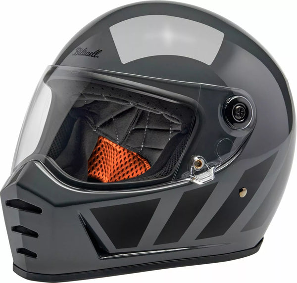 Biltwell Helm LaneSPLTR Grau XL 1004-569-505