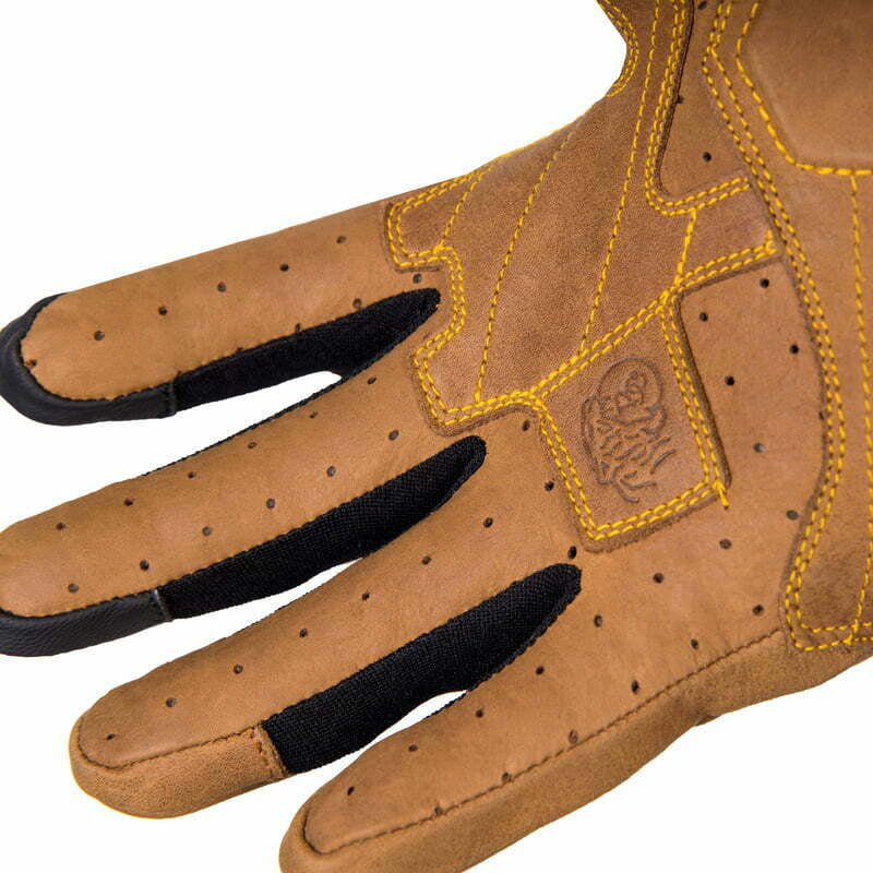 Broger MC Handschuhe Florida Cognac