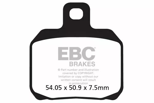 EBC BREAKE PAD VEE SEMISNTRD FA266V