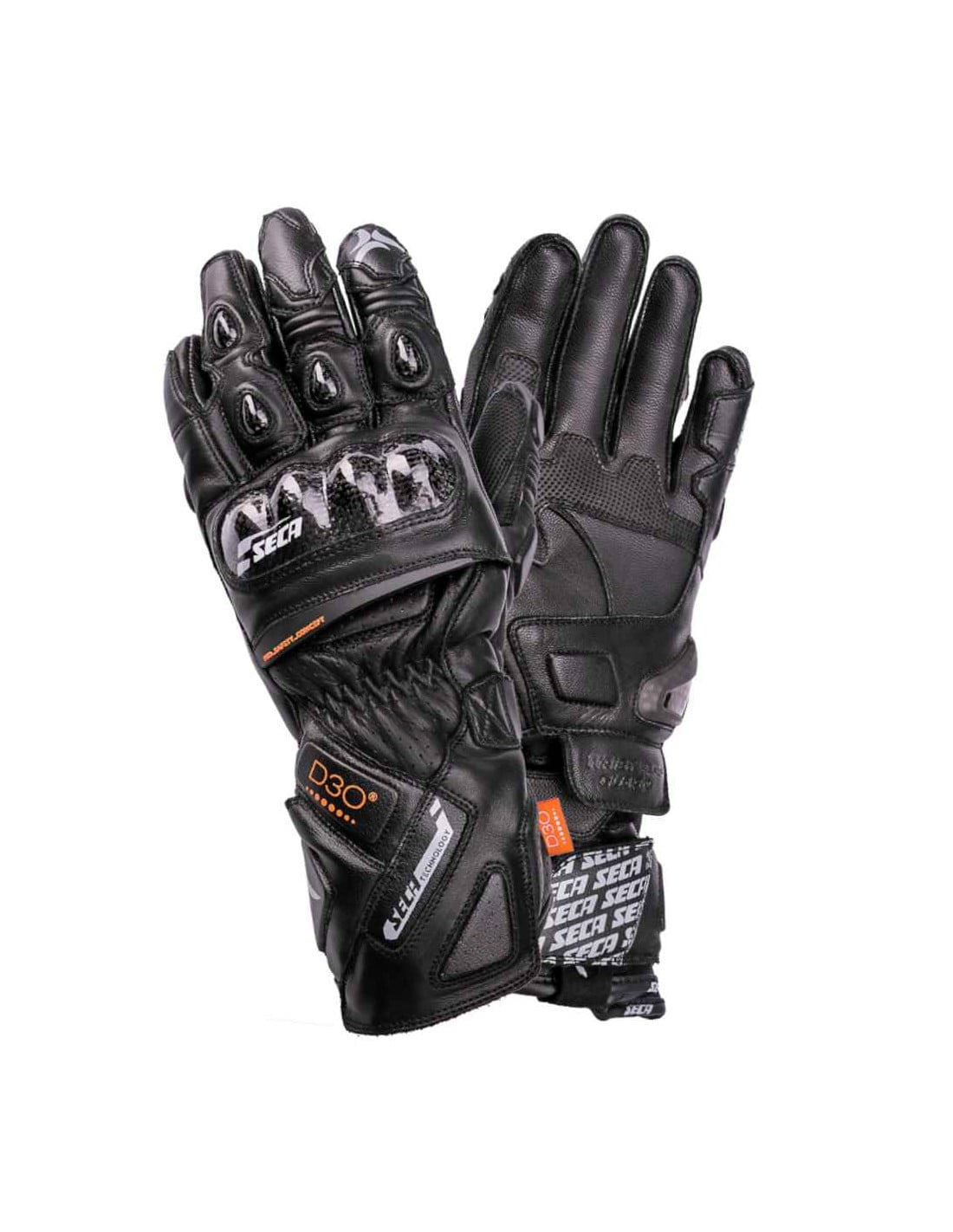 Seca MC-Gloves Trackday Black