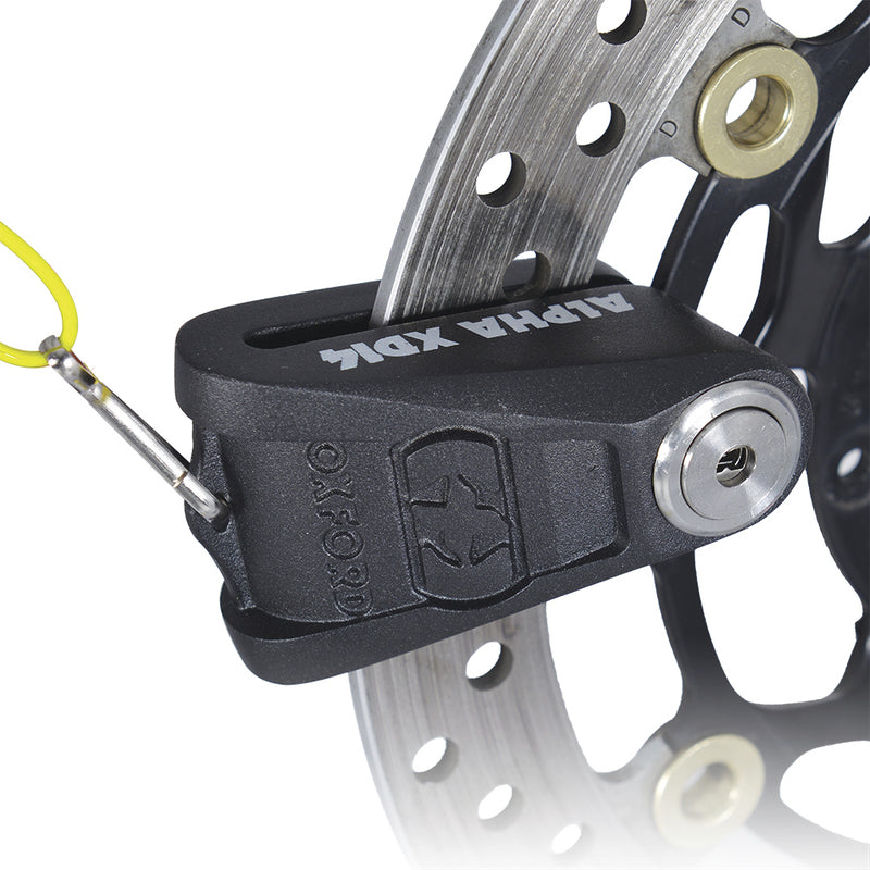 Oxford Disc brake lock Alpha XD14 Disc Lock - Ø14mm Black