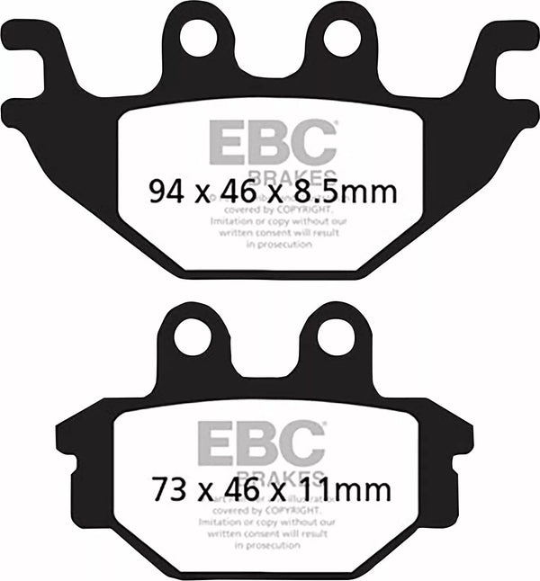EBC BRAKE PAD CARBON SCOOTER SFAC377