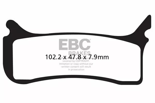 EBC BREAK PAD EPFA ITS EXTR PRO EPFA406HHHH