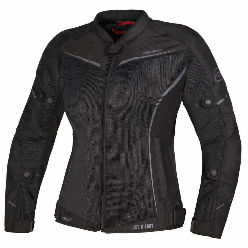 Ozone Dam Textil Mc-Jacke Jet II Schwarz 