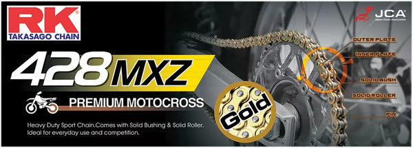 RK Chain RK428MXZ GG 92C GB428MXZ-92-CL