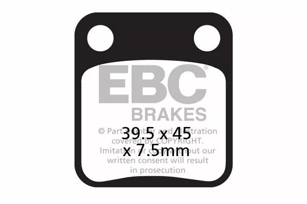 EBC BRAKE PAD CARBON SCOOTER SFAC054